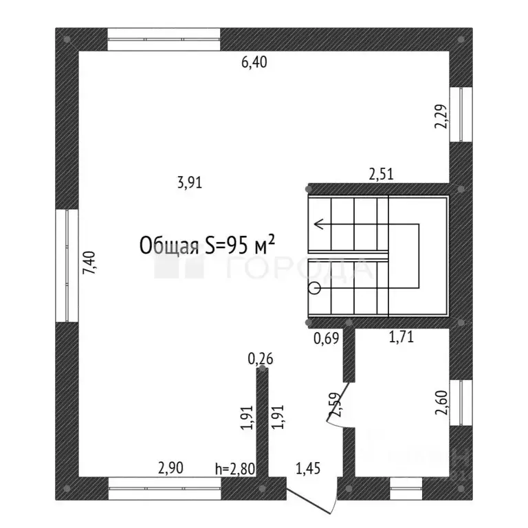 Дом в Алтайский край, Барнаул Власихинская ул., 59Г/225 (95 м) - Фото 2