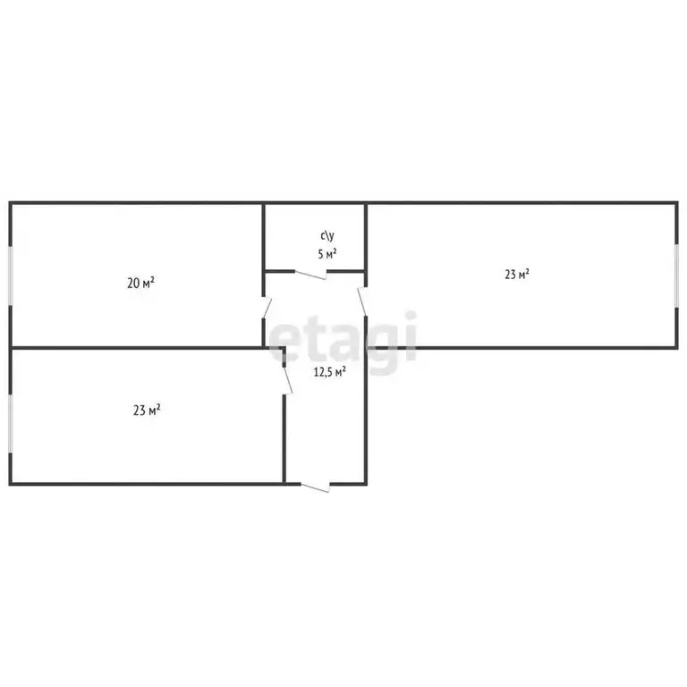 2-комнатная квартира: Махачкала, Хаджалмахинская улица, 41Е (85.3 м) - Фото 1