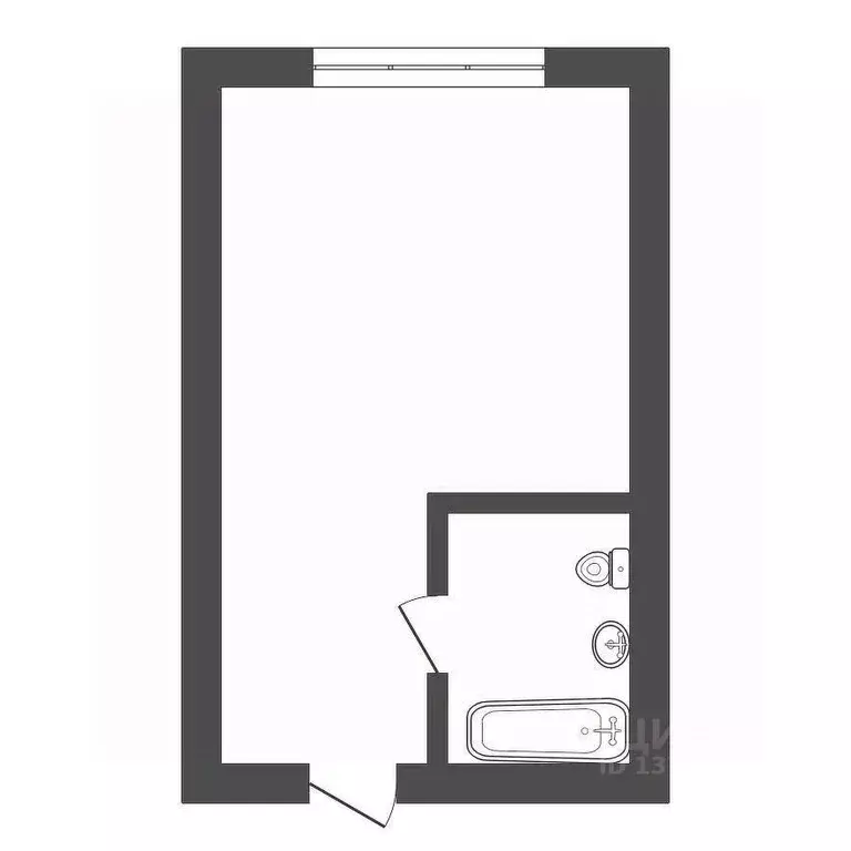 Студия Амурская область, Благовещенск Нагорная ул., 5/3 (20.6 м) - Фото 2