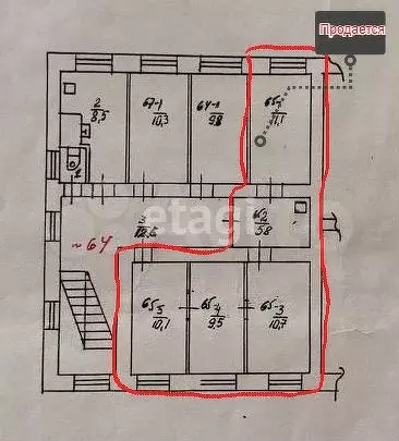 4-к. квартира, 90,1 м, 2/3 эт. - Фото 0