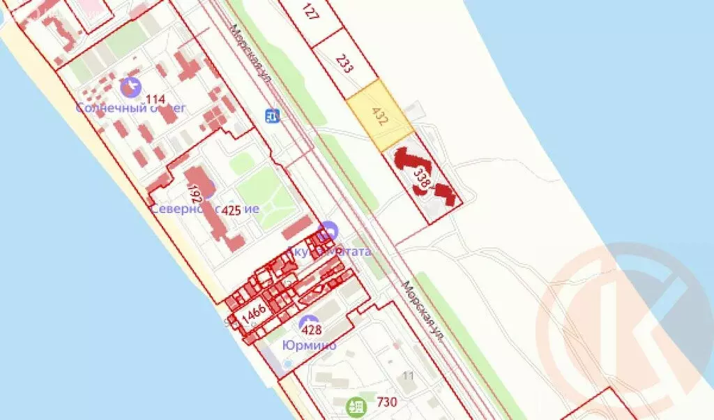 Участок в Саки, Морская улица (50 м) - Фото 2