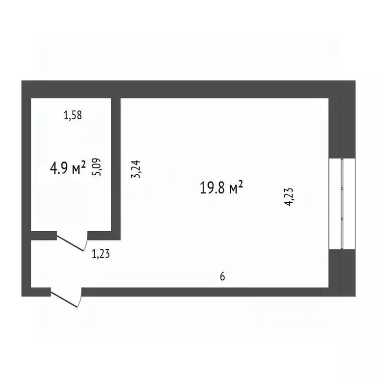 Офис в Красноярский край, Красноярск ул. Академика Киренского, 24 (25 ... - Фото 2