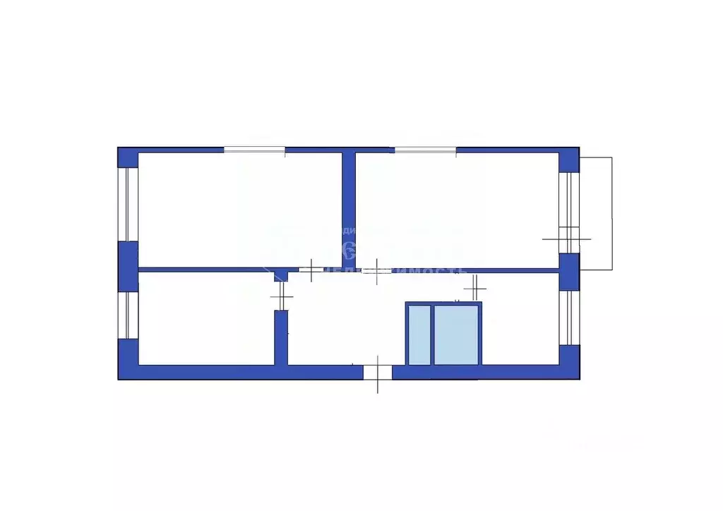 3-к кв. Кемеровская область, Кемерово просп. Ленина, 126 (61.0 м) - Фото 2