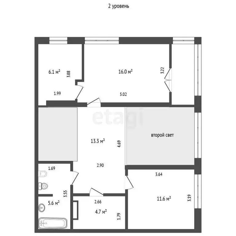 3-комнатная квартира: Тюмень, улица Газовиков, 36 (142.5 м) - Фото 1