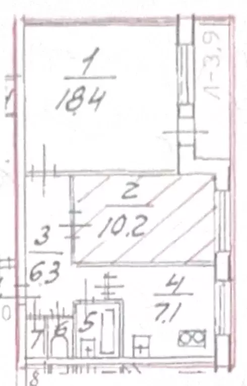 2-к кв. Санкт-Петербург просп. Ударников, 19К3 (45.8 м) - Фото 2