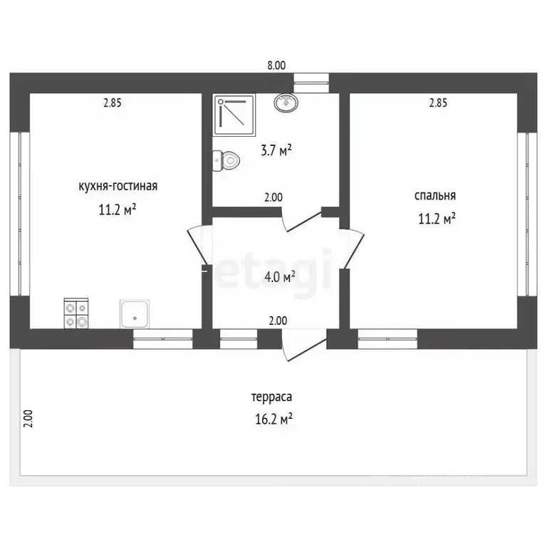 Дом в Тюменская область, Тюмень Лаванда садовое товарищество, ул. 2-я ... - Фото 2