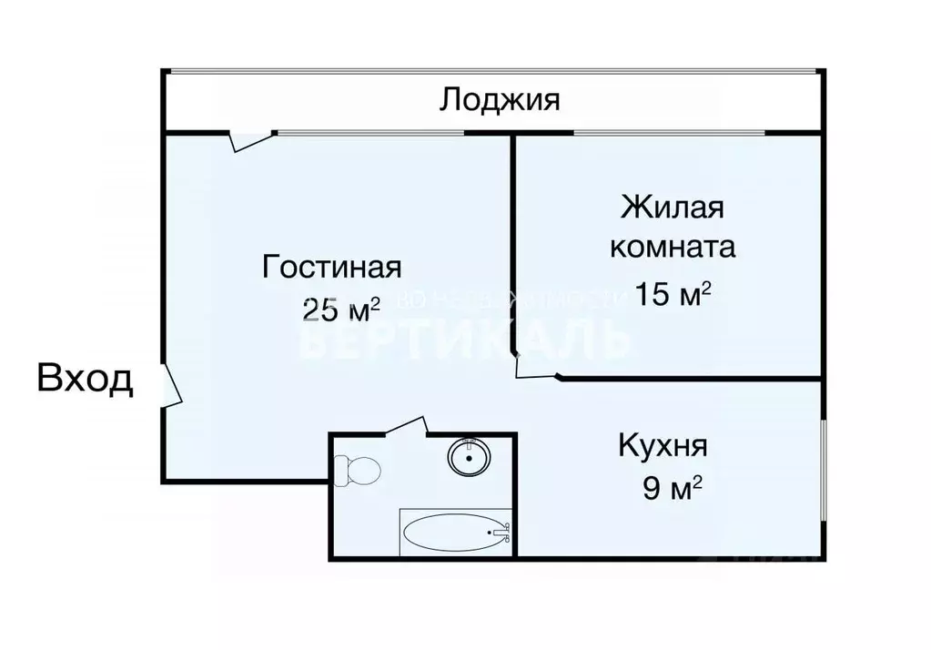 2-к кв. Москва Большая Бронная ул., 9/1 (65.0 м) - Фото 2