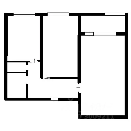 2-к кв. Москва ул. Красный Казанец, 1К1 (45.0 м) - Фото 1