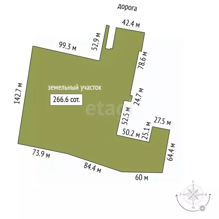 Участок в Ставропольский край, Ессентуки Боргустанское ш. (270.0 сот.) - Фото 2