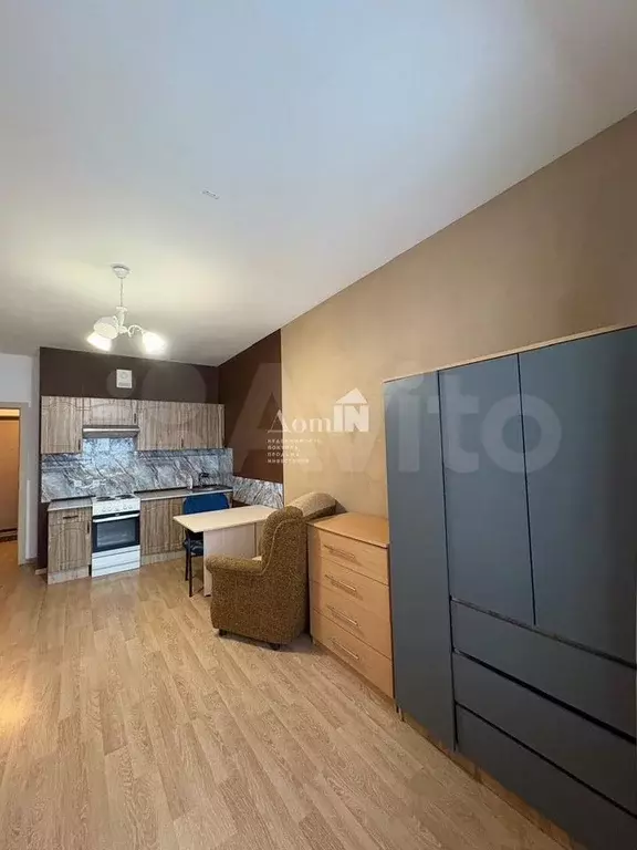 Квартира-студия, 25,2 м, 3/22 эт. - Фото 1
