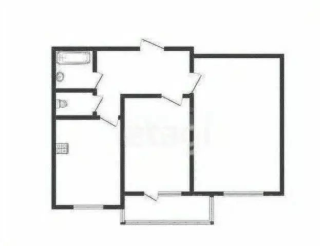 1-к кв. Курская область, Золотухинский район, Солнечный сельсовет, ... - Фото 2