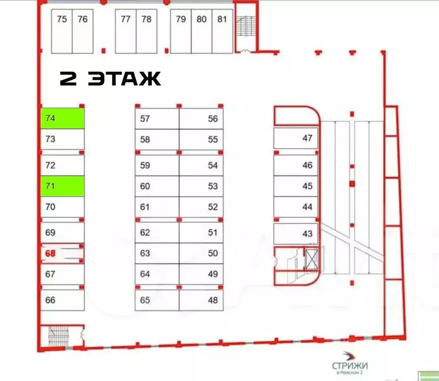 Гараж в Санкт-Петербург Фарфоровская ул., 5к1 (13 м) - Фото 1