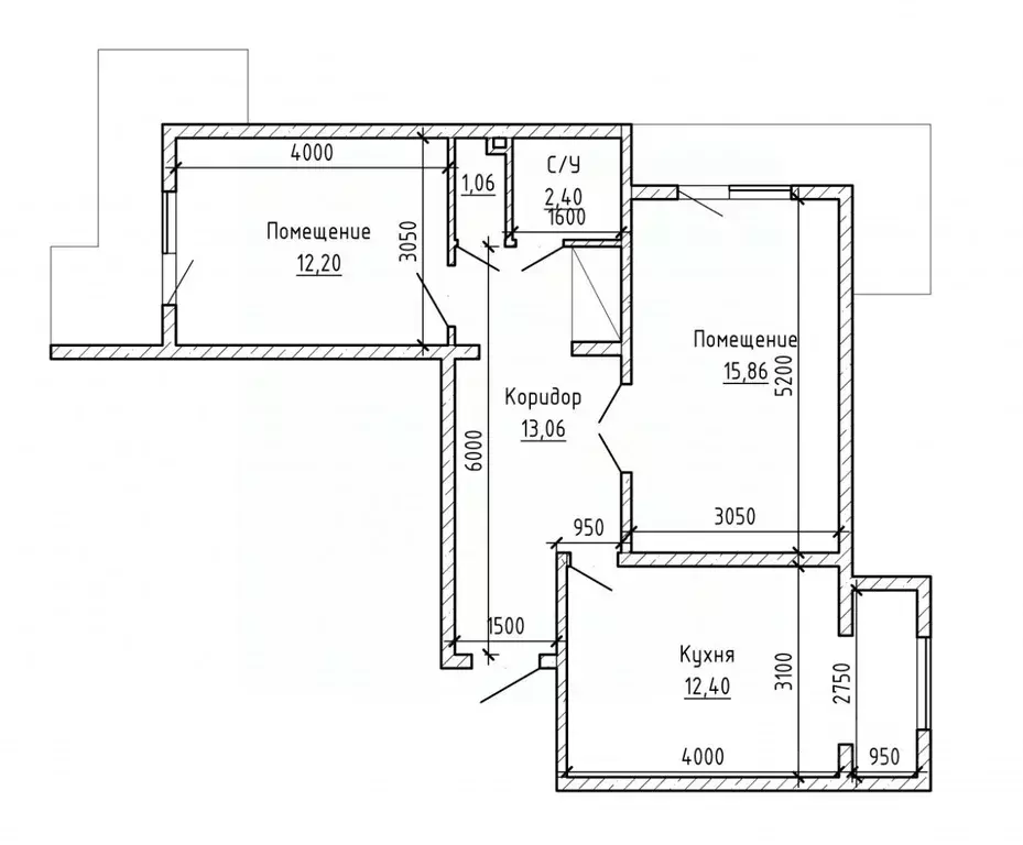 2-к кв. Кабардино-Балкария, Нарткала Урванский район, ул. Ленина (55.7 ... - Фото 2