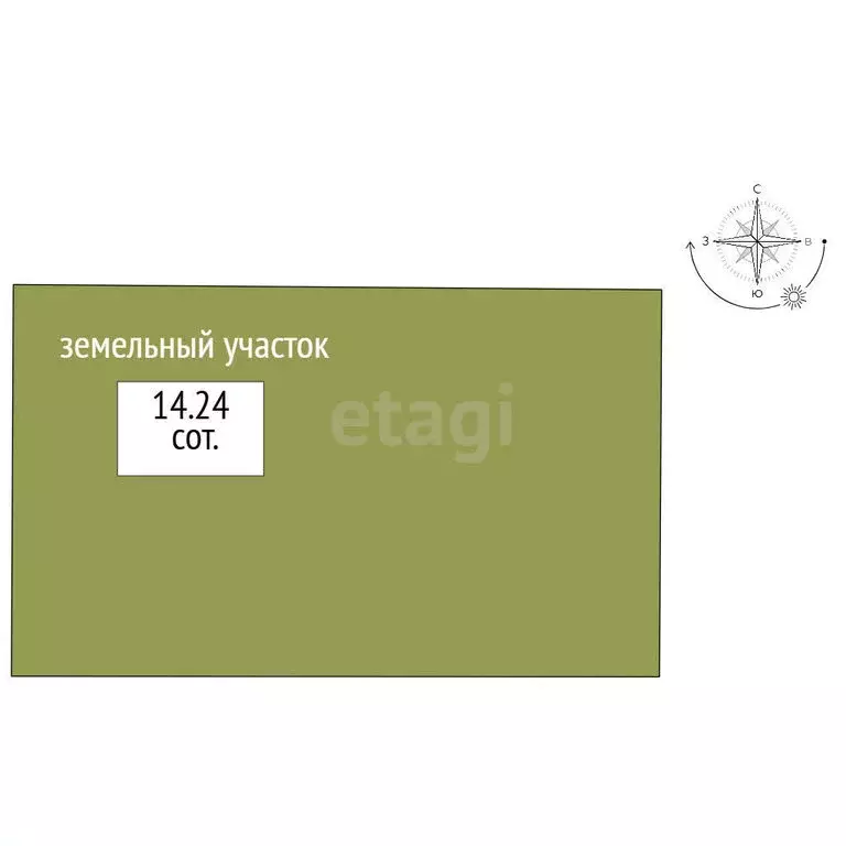 Участок в посёлок Увельский, улица Энергетиков (14.24 м) - Фото 1