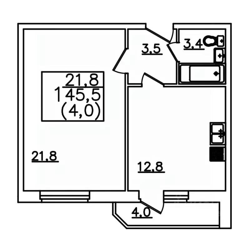 1-к кв. Ставропольский край, Пятигорск Бештау мкр, Алые Паруса жилой ... - Фото 1