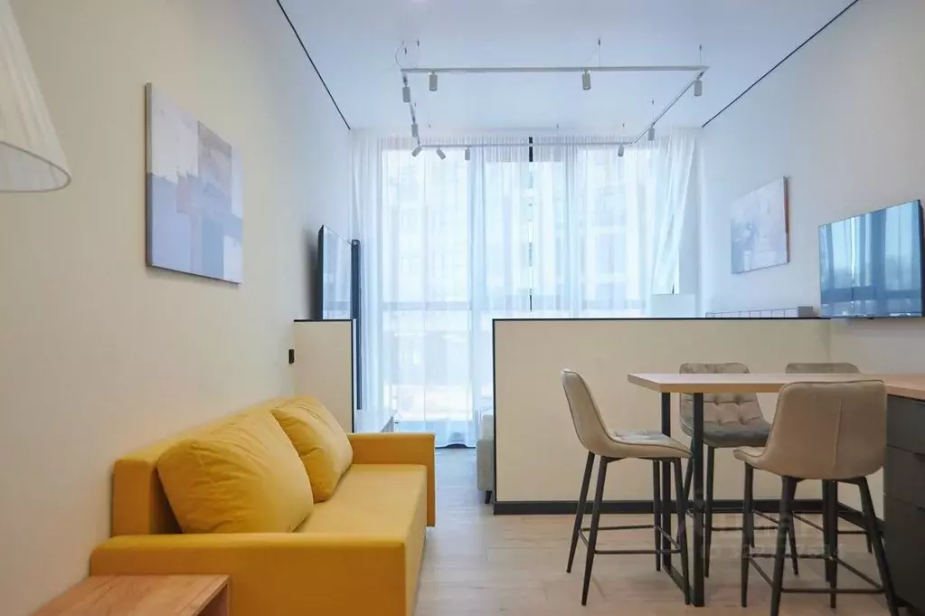 Студия Калининградская область, Зеленоградск ул. Гагарина, 87 (32.0 м) - Фото 2