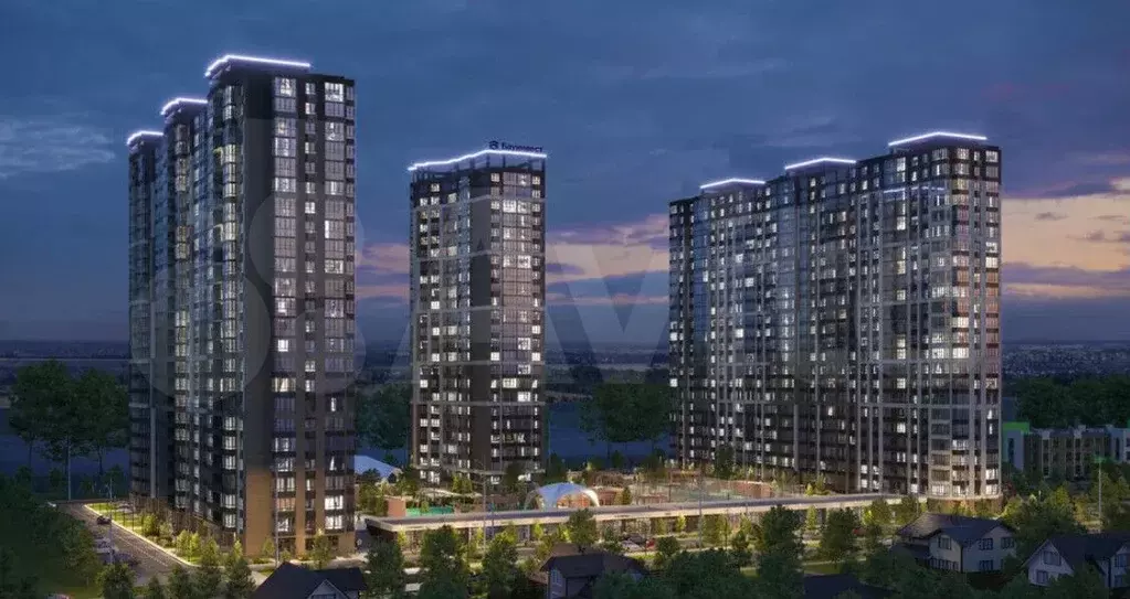 3-к. квартира, 85 м, 8/24 эт. - Фото 0