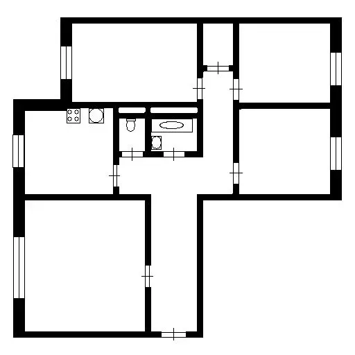 4-к кв. Хакасия, Абакан ул. Щорса, 28 (80.4 м) - Фото 1