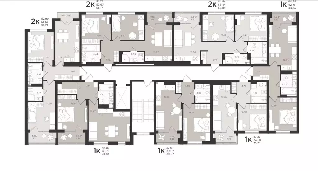 1-к кв. Калининградская область, Светлогорск  (39.14 м) - Фото 2