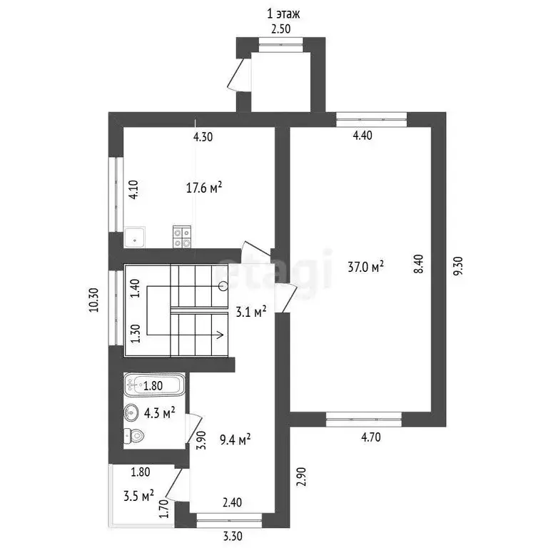 Дом в Терек, улица Кирова (162.2 м) - Фото 2