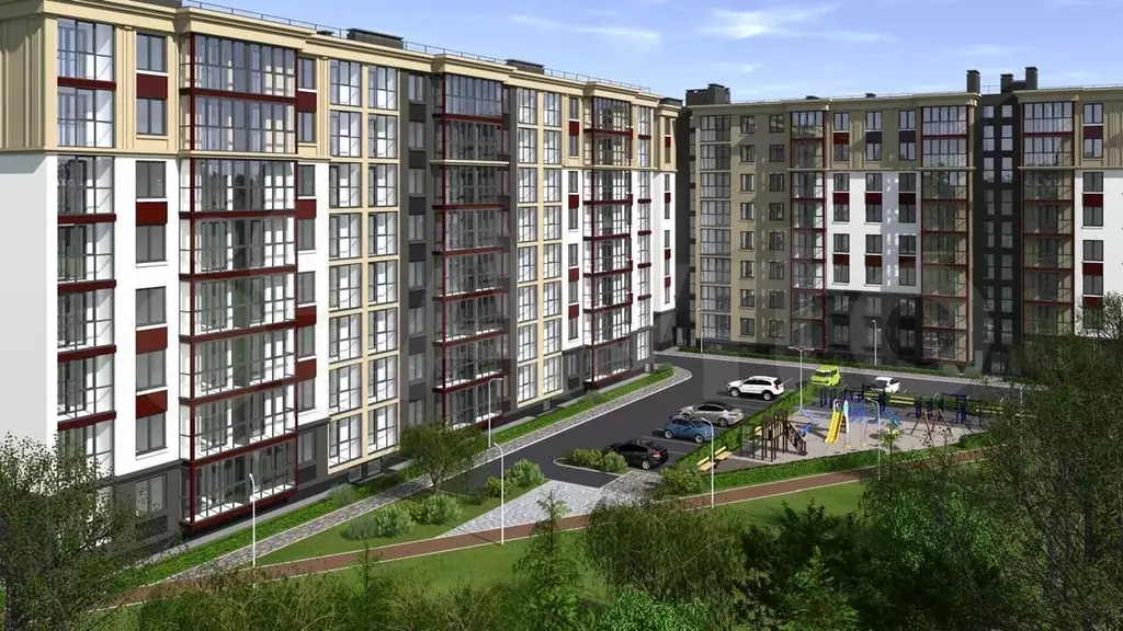 2-к. квартира, 61,8 м, 2/8 эт. - Фото 0