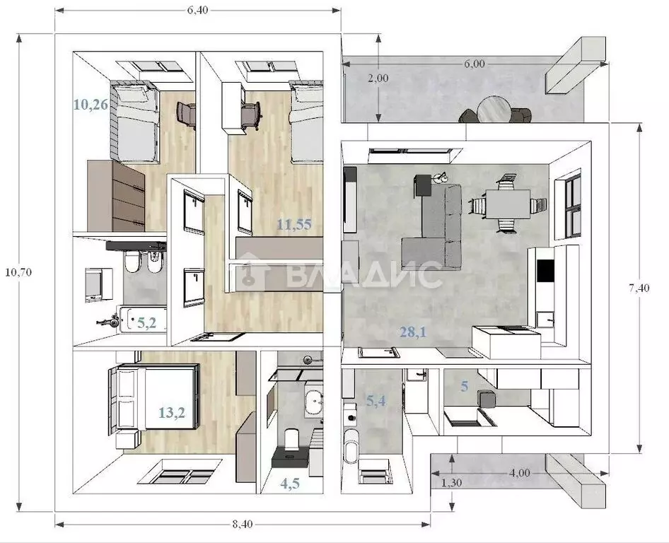 Дом в Коломна, улица Подлипки, 71А (96.1 м) - Фото 2