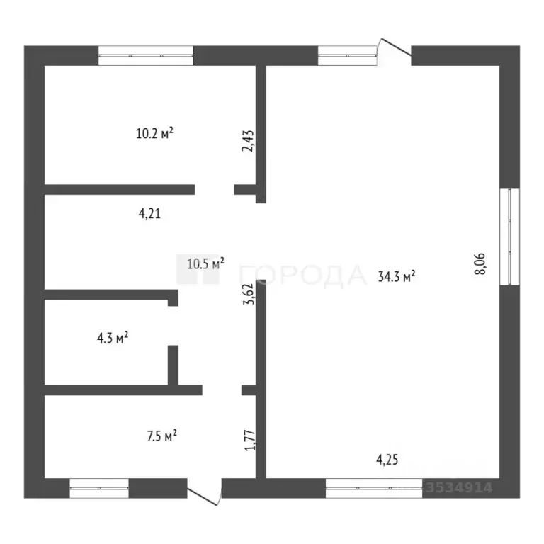 Дом в Алтайский край, Первомайский район, с. Повалиха Молодежная ул., ... - Фото 2