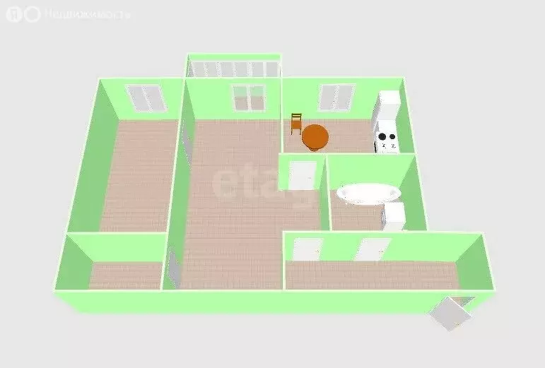 2-комнатная квартира: Холмск, Советская улица, 79 (43.5 м) - Фото 1