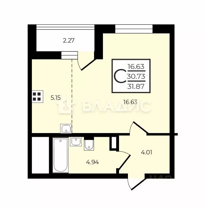 Студия Ленинградская область, Всеволожский район, Заневское городское ... - Фото 2