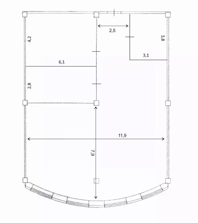 Офис в Новосибирская область, Новосибирск ул. Крылова, 36 (179 м) - Фото 1