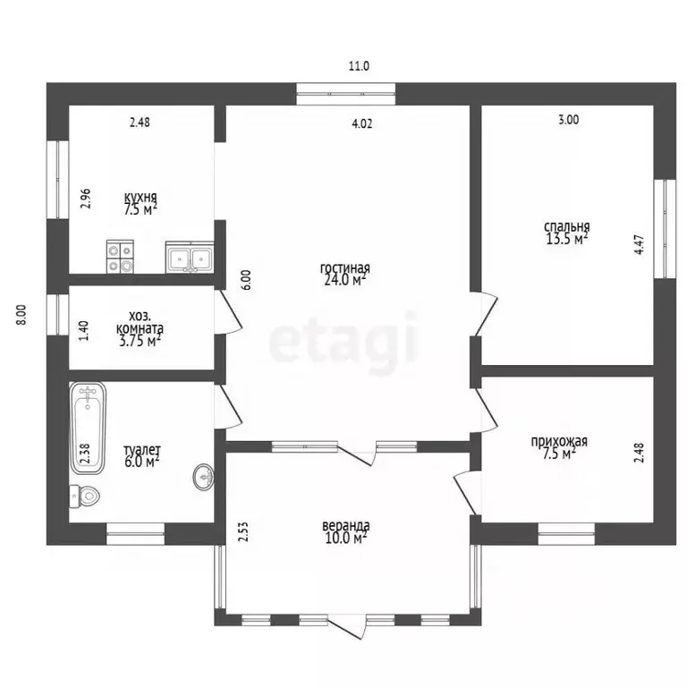 Дом в Крым, Сакский район, Уютненское с/пос, Приморье садовое ... - Фото 1