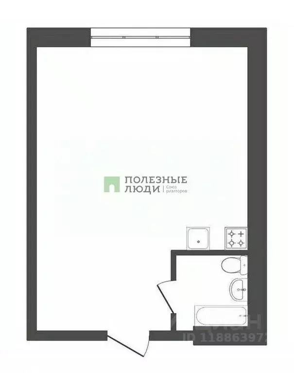 Студия Красноярский край, Красноярск Северо-Енисейская ул., 48а (11.9 ... - Фото 2