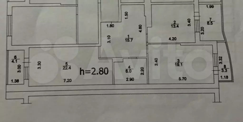 2-к. квартира, 90,5 м, 11/12 эт. - Фото 0