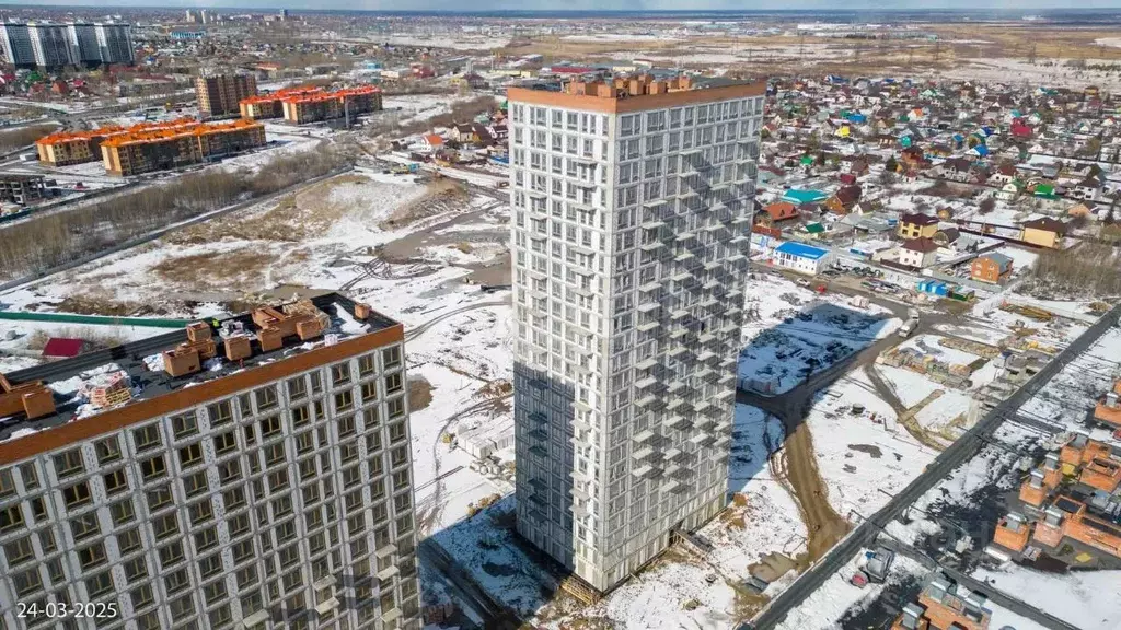 Студия Тюменская область, Тюмень Чаркова 72 жилой комплекс, 2.1 (23.47 ... - Фото 1