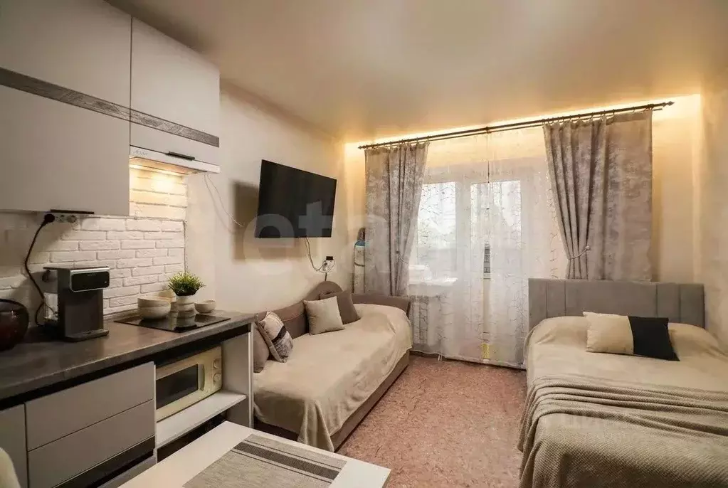Студия Алтайский край, Барнаул ул. Гущина, 161А (18.9 м) - Фото 2