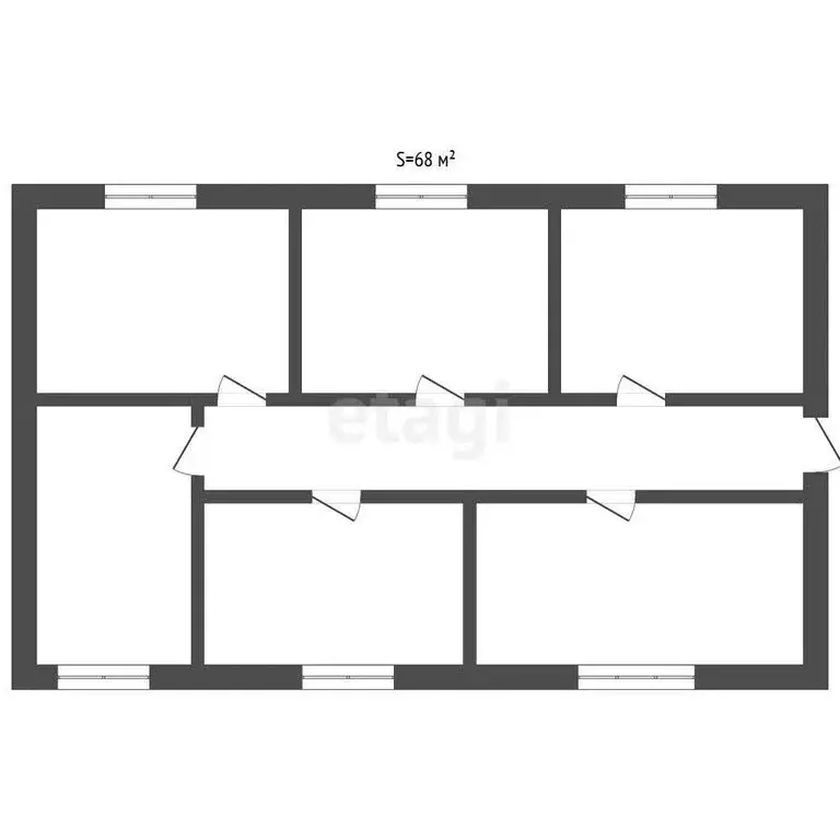 Дом в Заводоуковск, Мостовая улица (68 м) - Фото 1