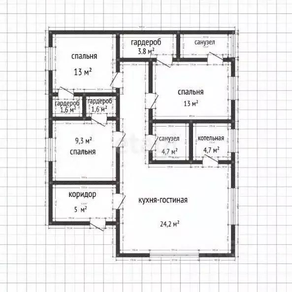 Дом в Адыгея, Майкопский район, Краснооктябрьское с/пос, пос. ... - Фото 2