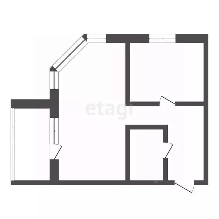 1-к кв. Амурская область, Благовещенский район, с. Чигири ул. ... - Фото 1