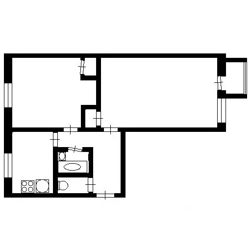 2-к кв. Башкортостан, Туймазы ул. Чапаева, 26 (46.0 м) - Фото 1