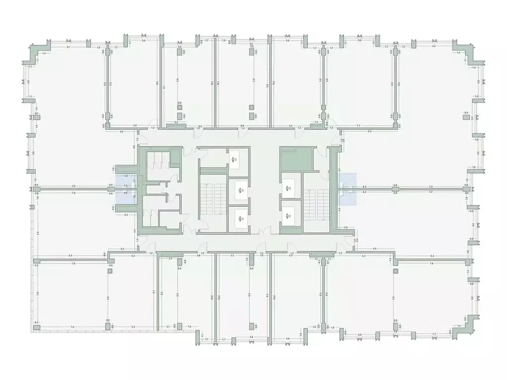 Офис в Москва 1-й Варшавский проезд, 1АС32 (56 м) - Фото 2