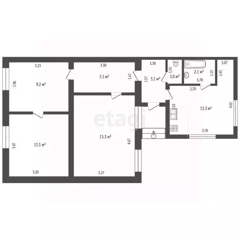 Дом в Севастополь ул. Ярославская, 42 (61 м) - Фото 2