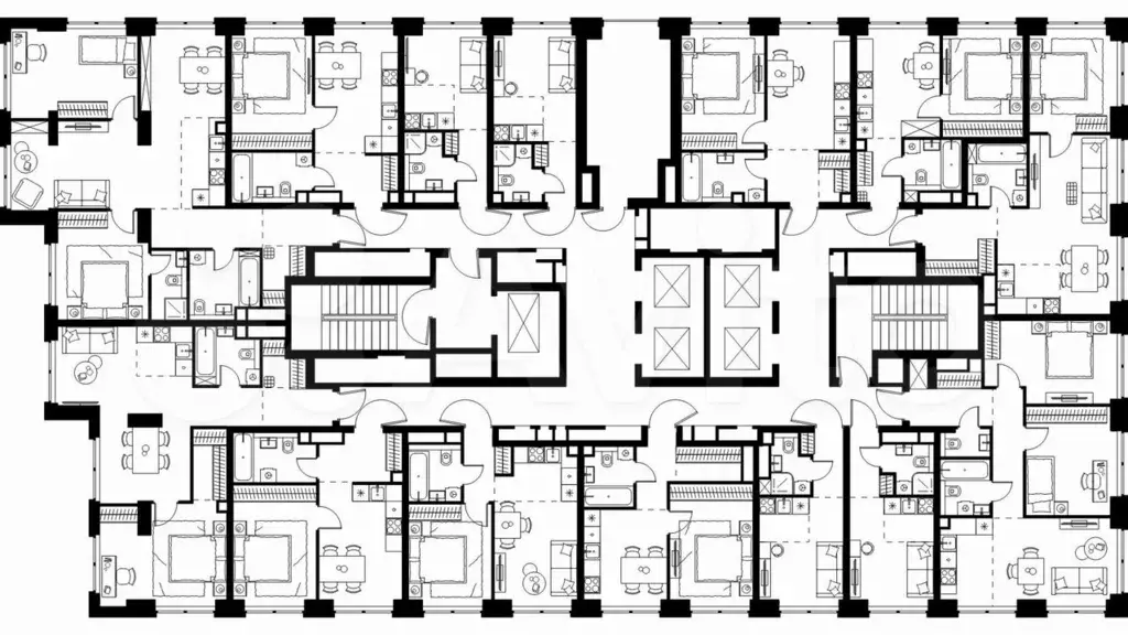 2-к. квартира, 57,2 м, 14/48 эт. - Фото 1