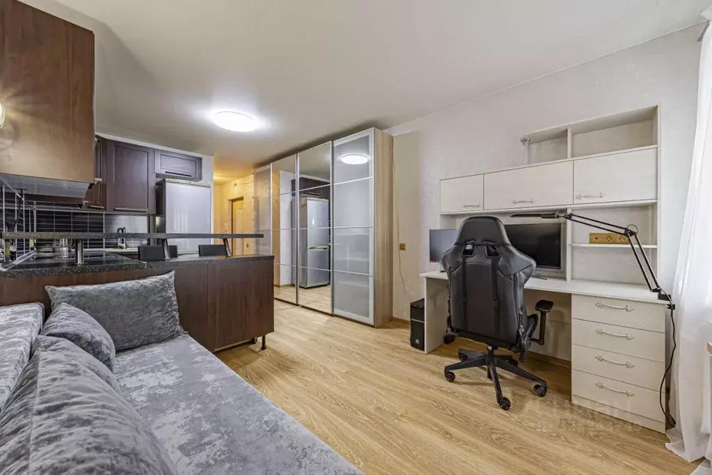 Студия Ленинградская область, Мурино Всеволожский район, Новая ул., 7 ... - Фото 1