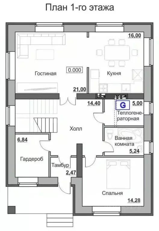 Дом в Татарстан, Пестречинский район, Шигалеевское с/пос, с. Новое ... - Фото 2