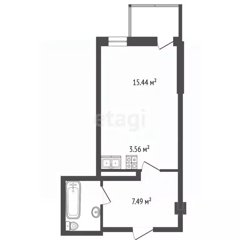 Студия Ростовская область, Ростов-на-Дону Ворошиловский просп., 82/4 ... - Фото 1