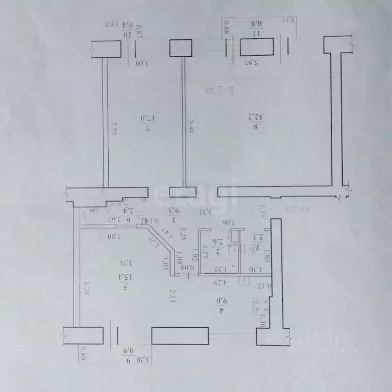 3-к кв. Забайкальский край, Чита Новобульварная ул., 6 (93.0 м) - Фото 2