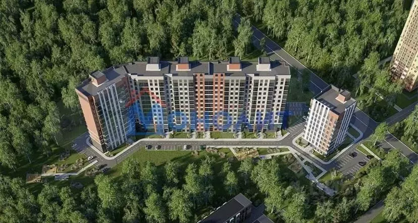 1-к. квартира, 42,8 м, 3/12 эт. - Фото 1