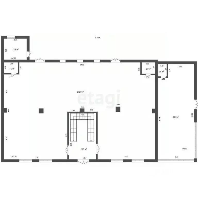 Торговая площадь в Самарская область, Кинель Ново-Садовая ул., 126 ... - Фото 2
