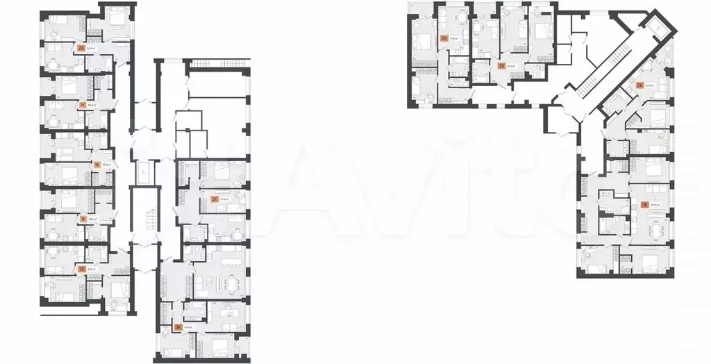 1-к. квартира, 38,2 м, 3/8 эт. - Фото 1