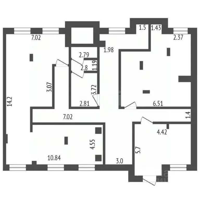 Офис в Белгородская область, Белгородский район, Северный городское ... - Фото 1